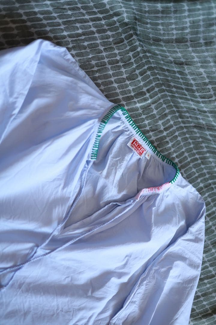 INDIA INDUSTRY スビンコットン プルオーバー＆刺繍パンツのセット