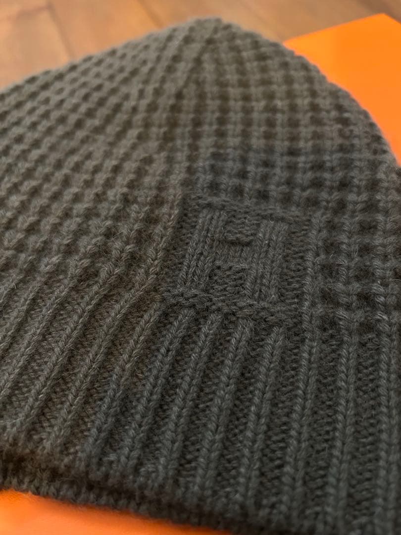 エルメスHERMES カシミヤ ニットキャップ エルメスHERMES カシミヤ ニットキャップ