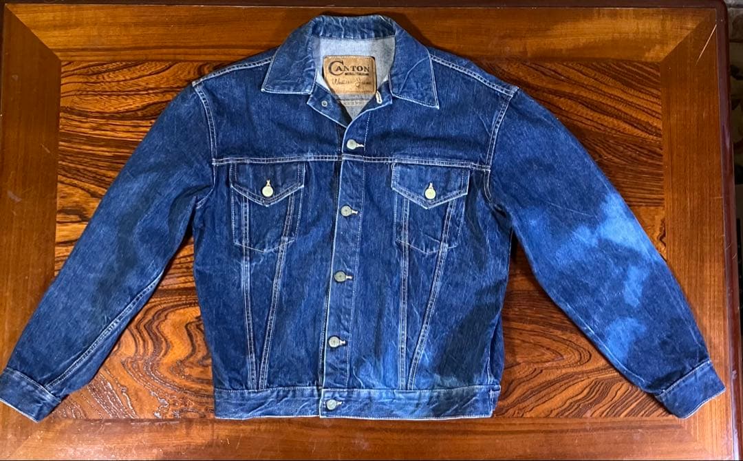 CANTON キャントン デニムジャケット 42 L〜XL位L Canton