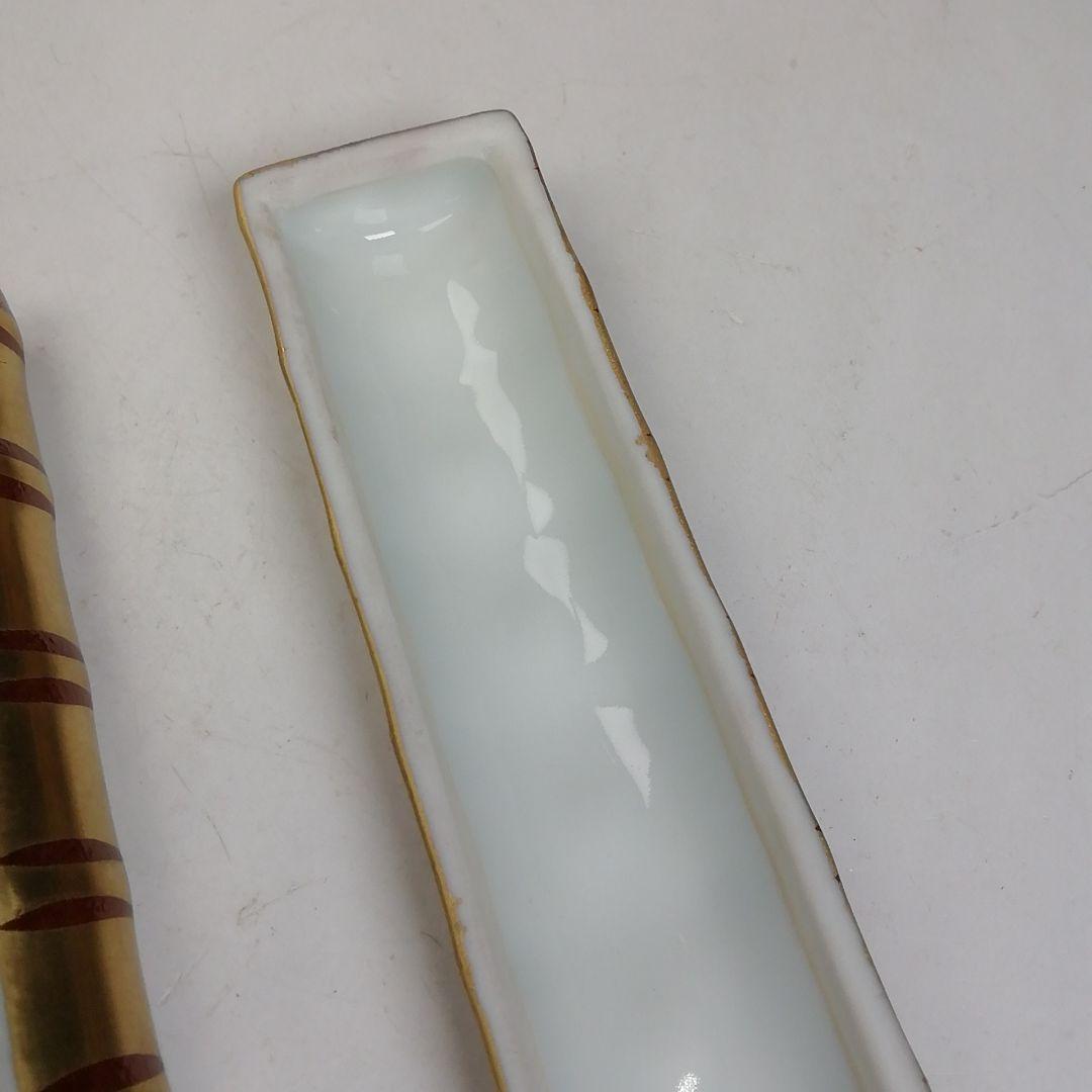 T961 香合 『金襴手 横笛香合』『芳正 造』 共箱 茶道具 - メルカリ