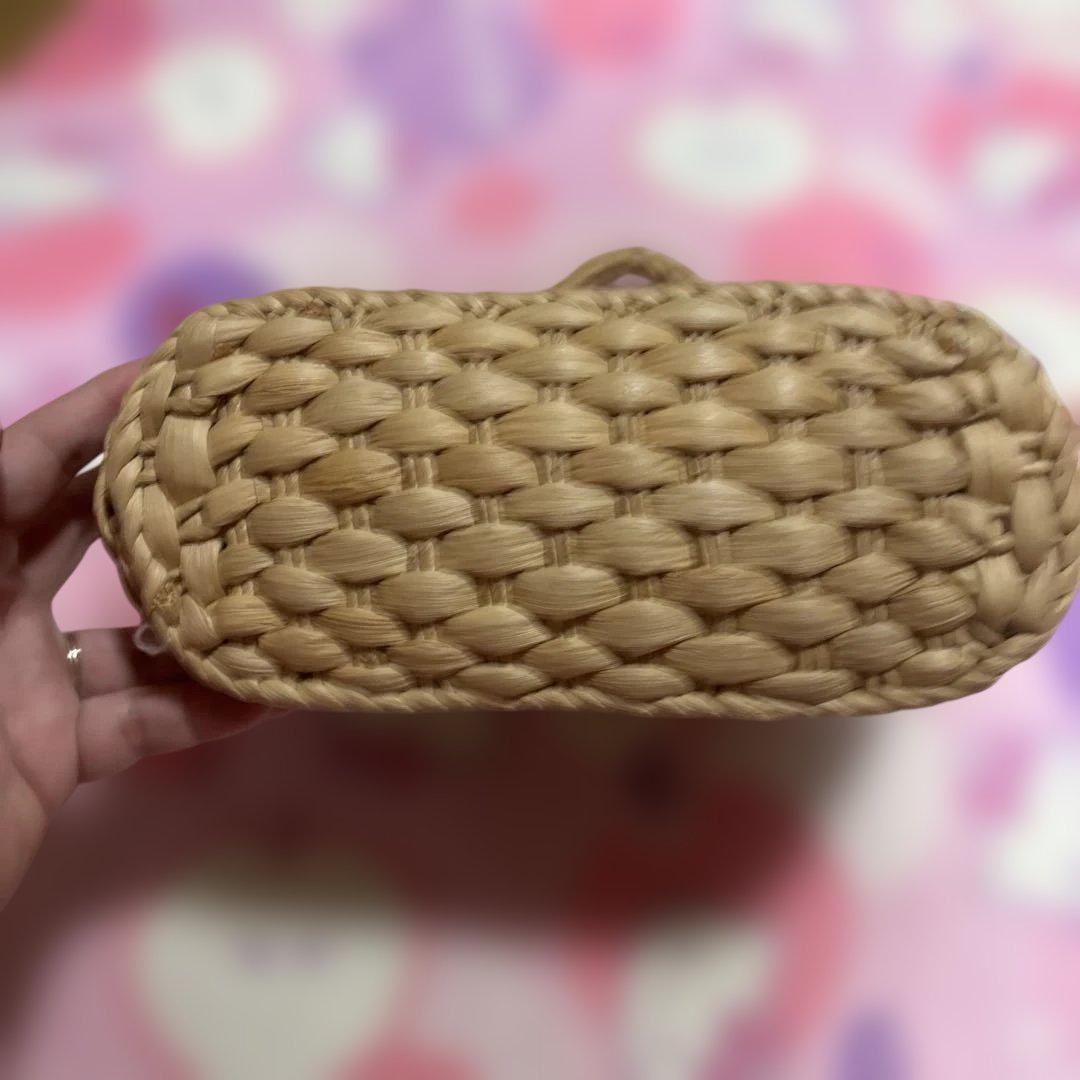 希少　レトロ　ハローキティ　フラワーキティ　　かごバッグ　2000年