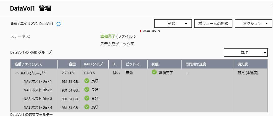 専用 アレクソン QNAP OEM NAS TS-473 同等 4TB サーバー