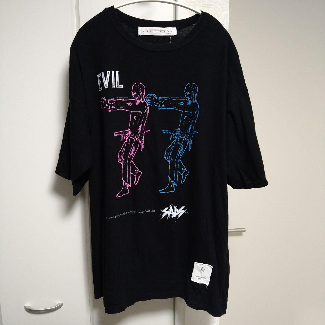 SADS　清春　MARDIGRAS EVIL グラフィック Tシャツ