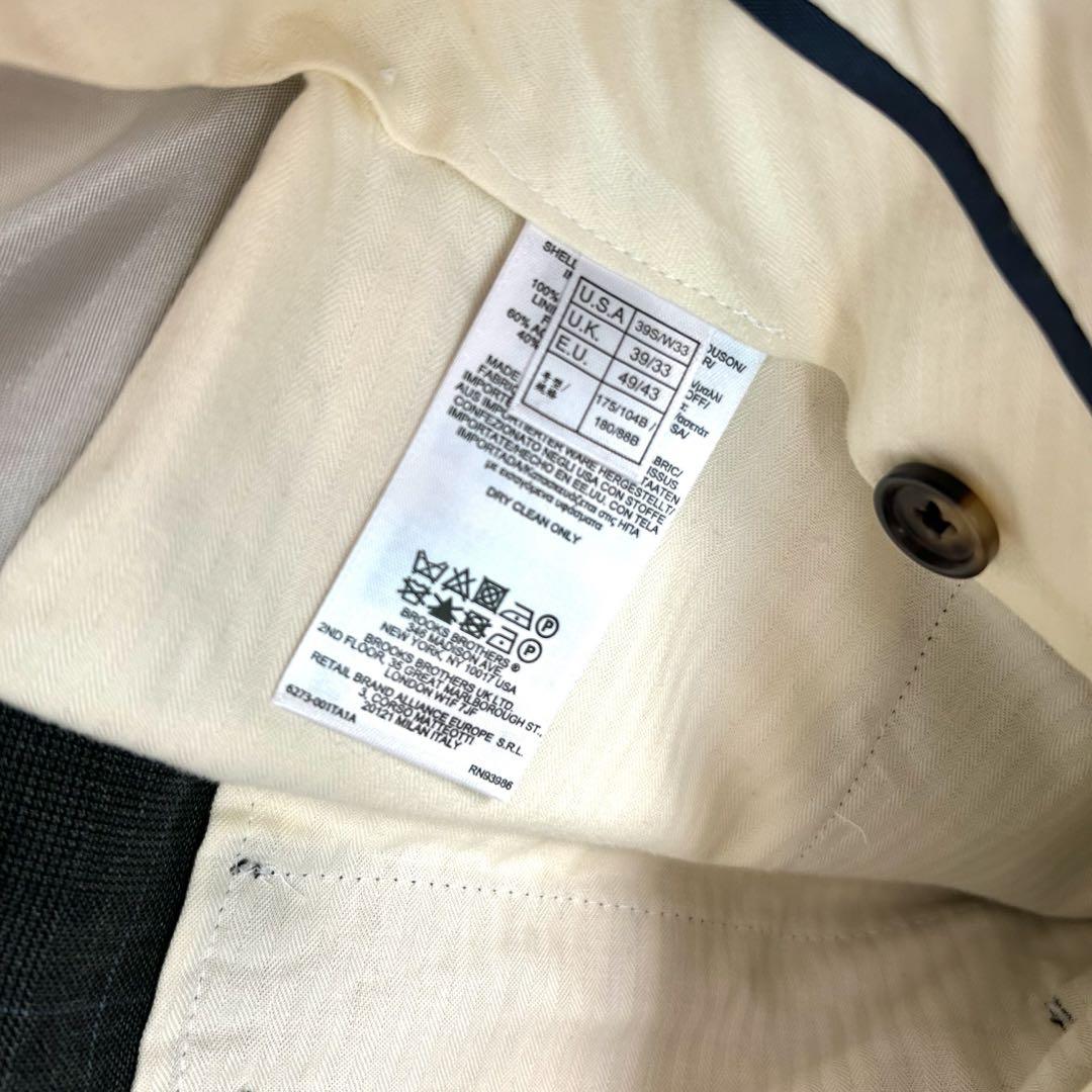 BROOKS BROTHERS SAXXON ラペルピン付　スーツ　セットアップ
