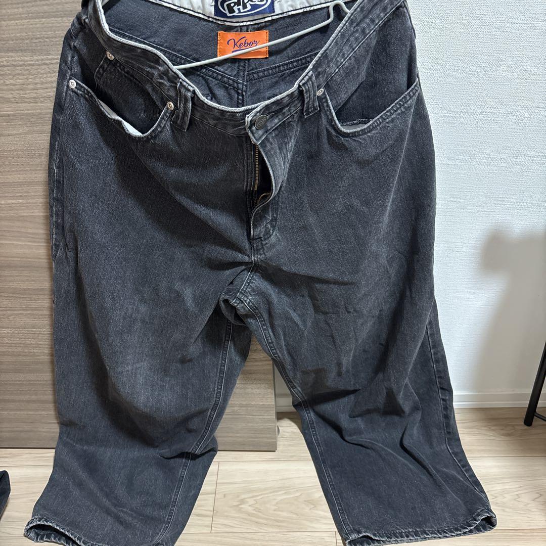 Lee Pipes Keboz ダークグレー デニム