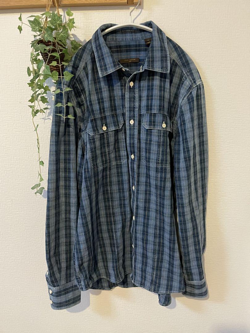 ルイヴィトン　シャツ　チェック