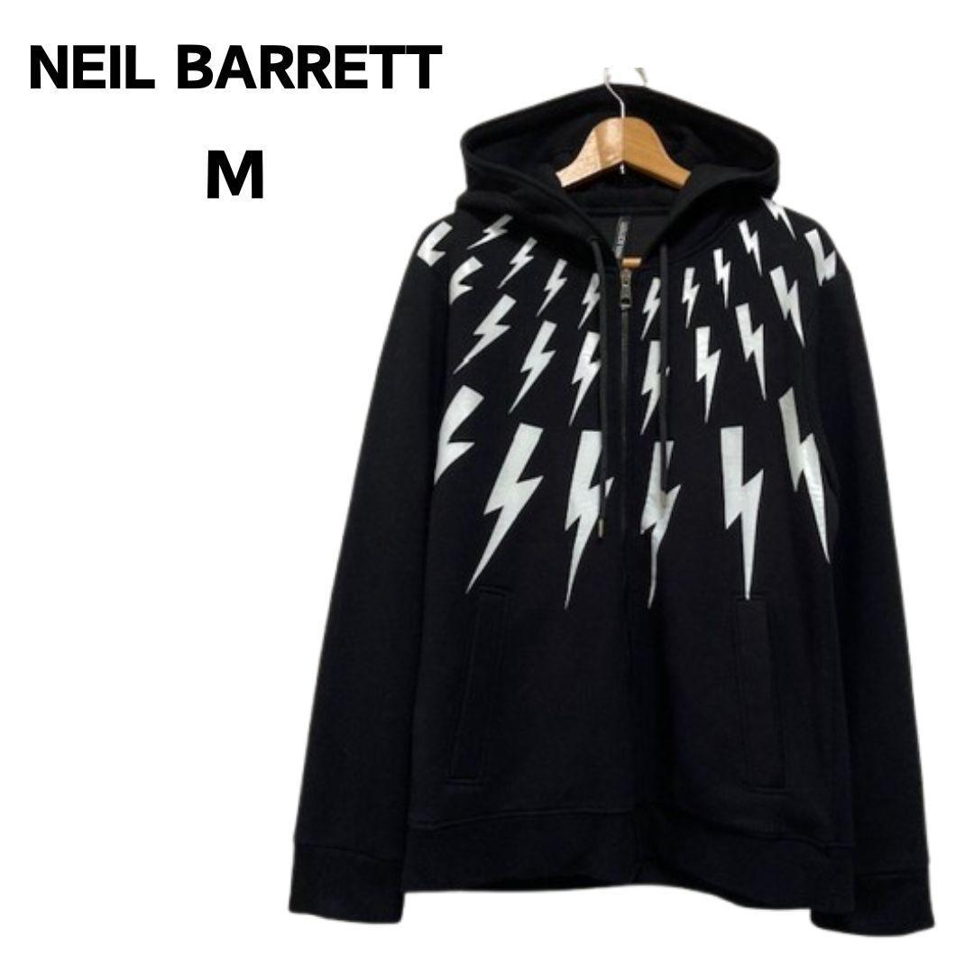 ニールバレット 国内正規品　パーカー ボンバーフィットサンダーボルト NEIL BARRETT ニールバレット パーカー スウェット サンダー