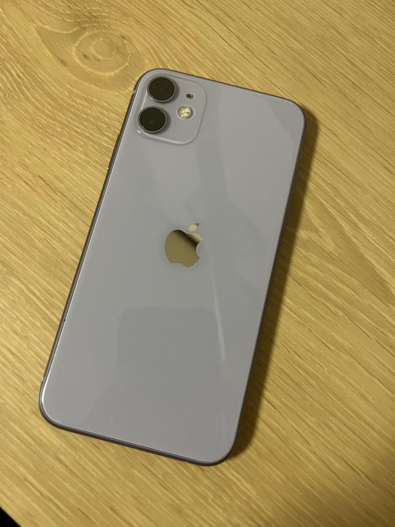 iPhone11 パープル128GB 画面割れあり