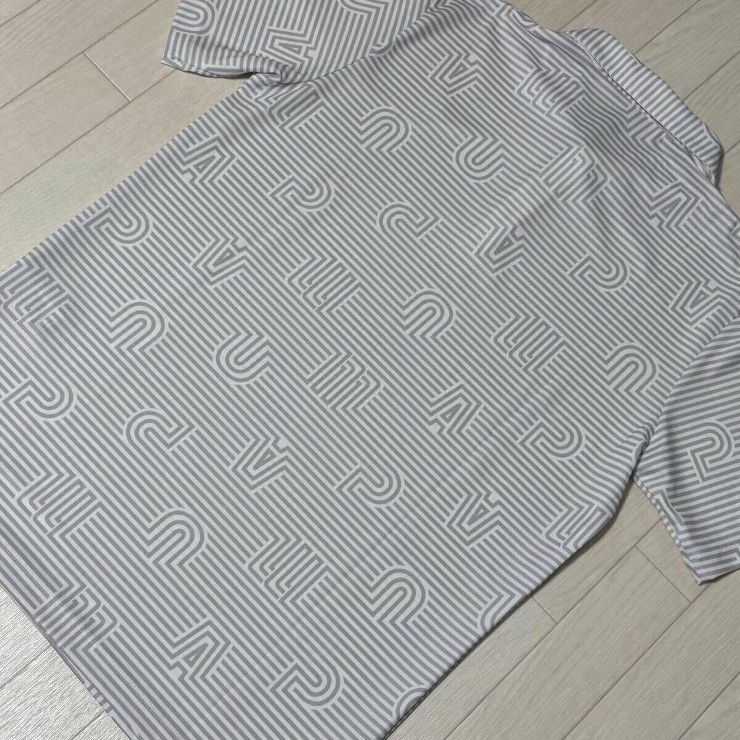PUMA GOLF／プーマ】ストレッチカノコユニークストライプAOPポロ