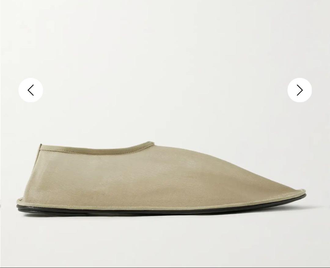 靴 the row SOCK FLATS MESH size38