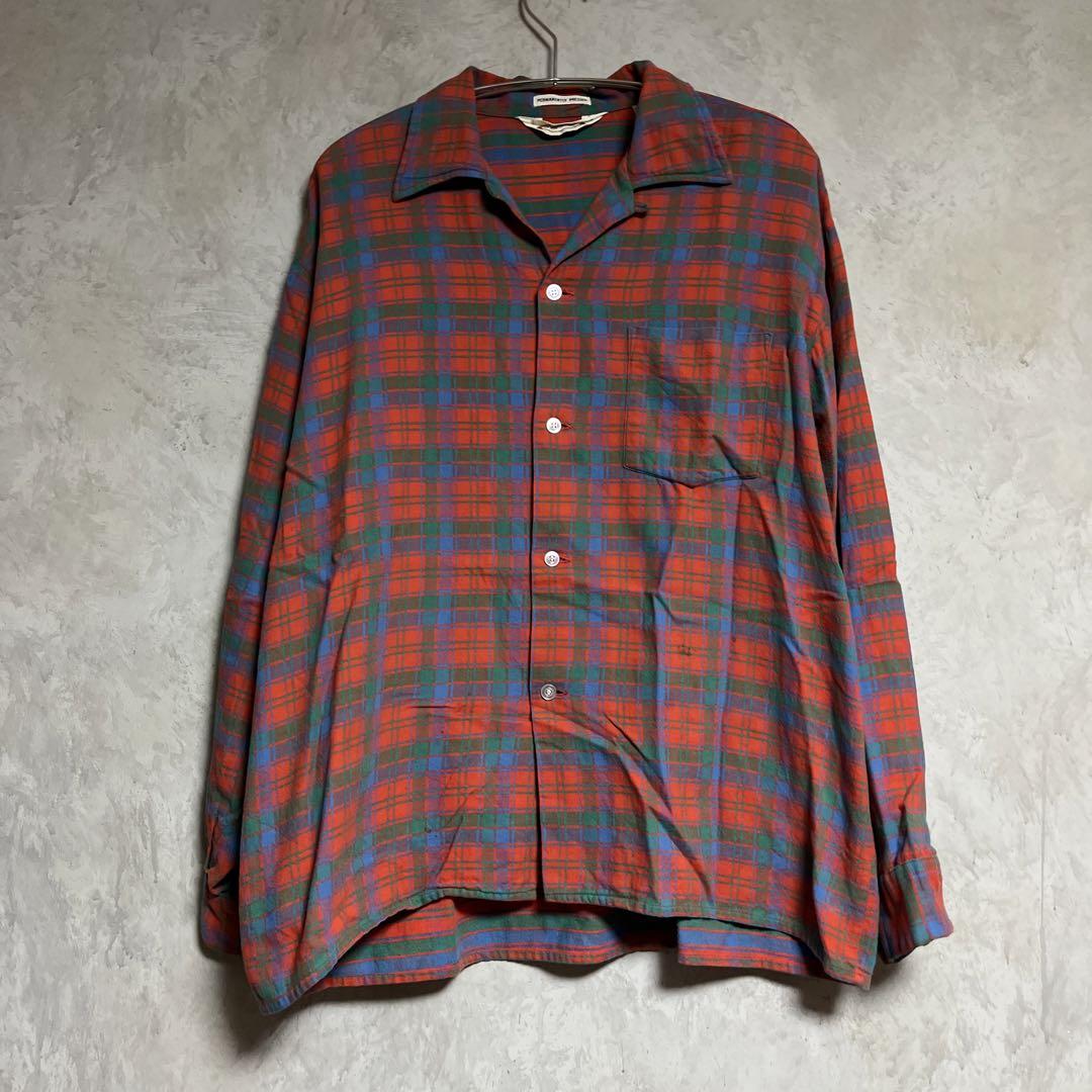 vintageチェックシャツ