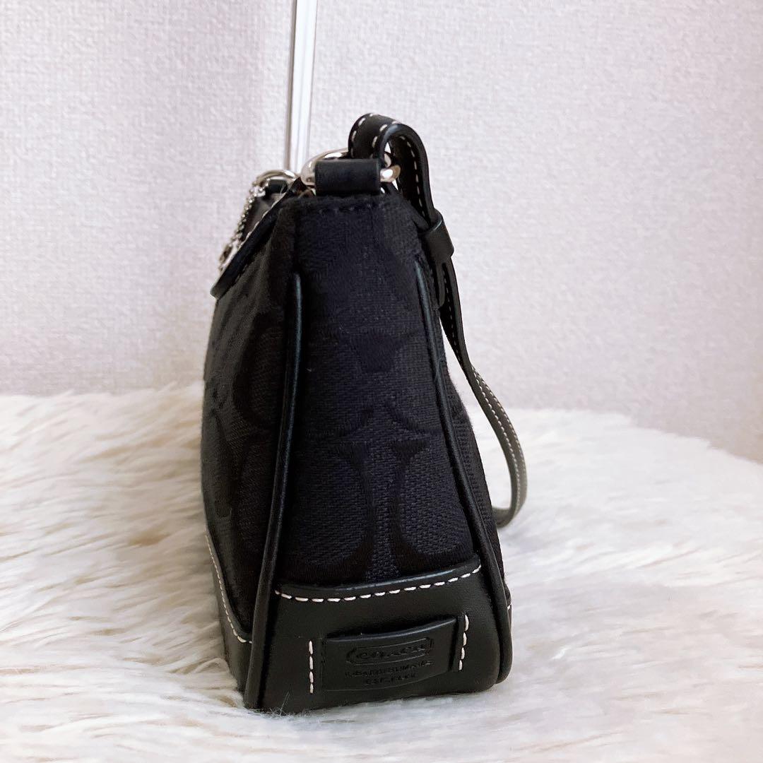 2点セット】COACH✨️コーチ ミニバッグポーチ レッド×ブラック