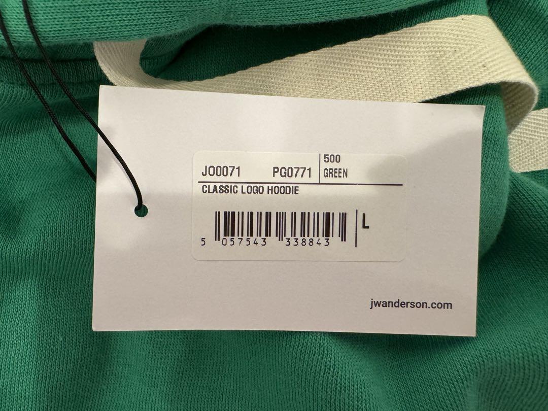 新品 JW ANDERSON CLASSIC LOGO HOODIE