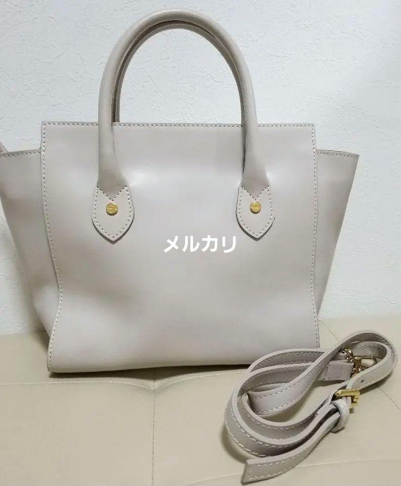 LE CAMP ショルダー トートバッグ 牛革 2way アイスグレー