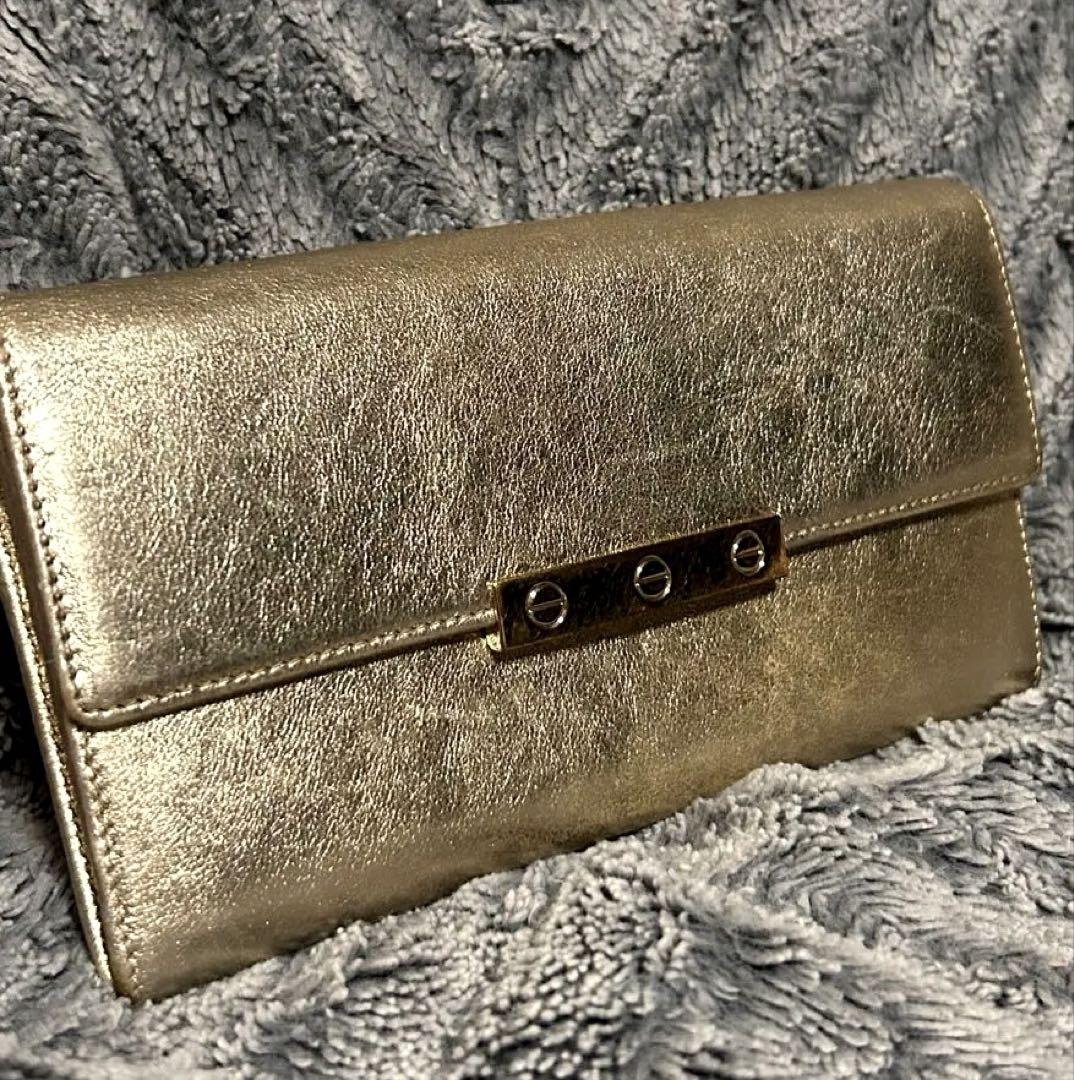 Cartier カルティエ 長財布 LOVEコレクション フラップ