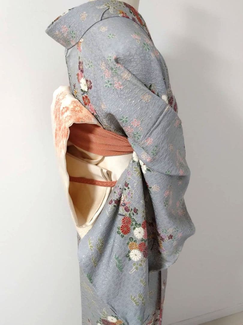 B116★美品素敵な小紋お着物4点セット(名古屋帯/帯締め/帯揚げ)着用食事会 B116★美品素敵な小紋お着物4点セット(名古屋帯/帯締め/帯揚げ)着用食事会