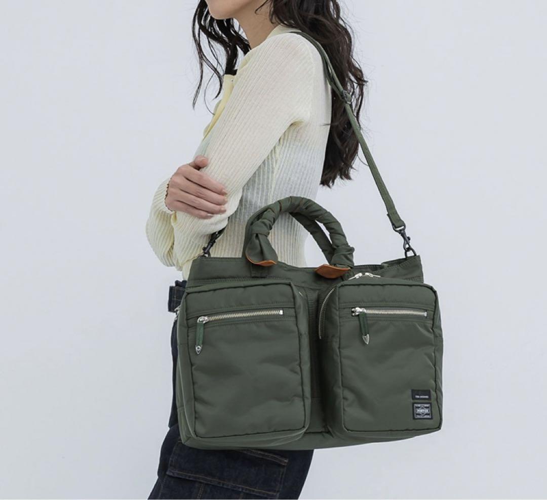 TOGA x PORTERトーガ×ポーター トートバッグ カーキ 2way