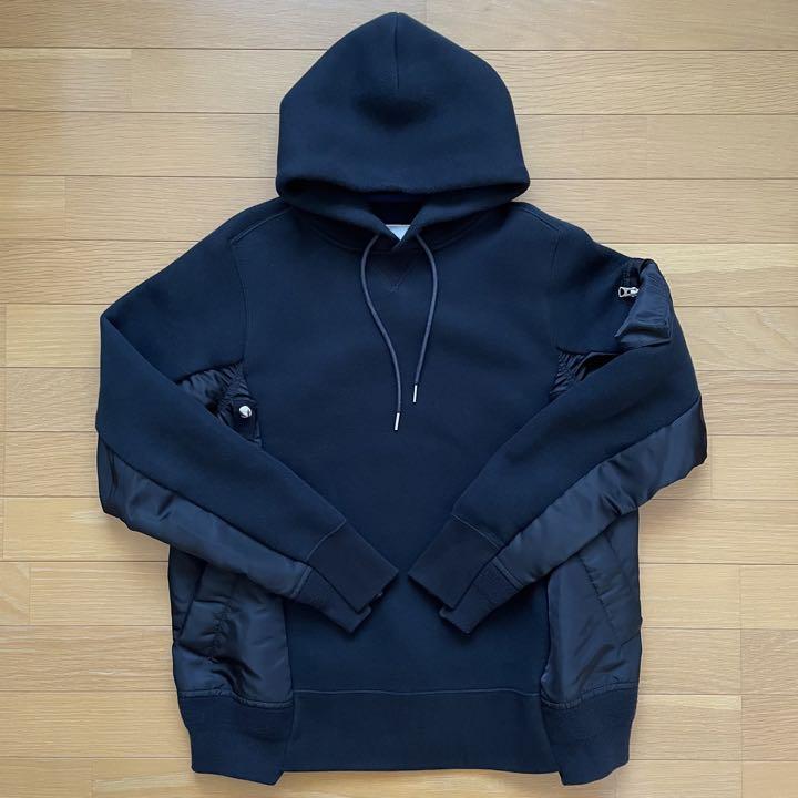 sacai Sponge Sweat MA-1 Hoodie sacai Sponge Sweat MA-1 Hoodie