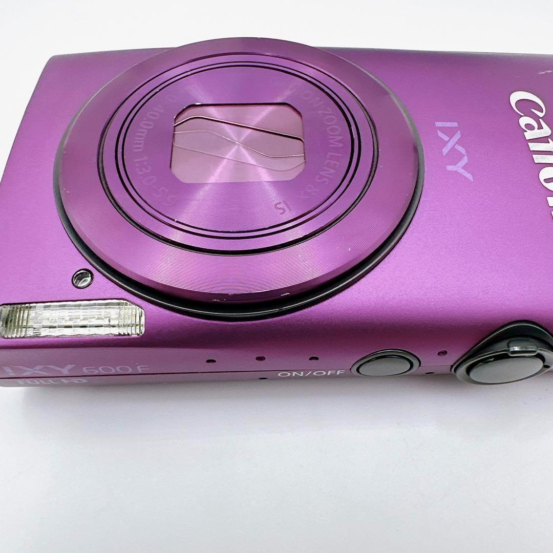 ◆人気色◆ キャノン IXY600F パープル コンパクト デジタルカメラ 画像8