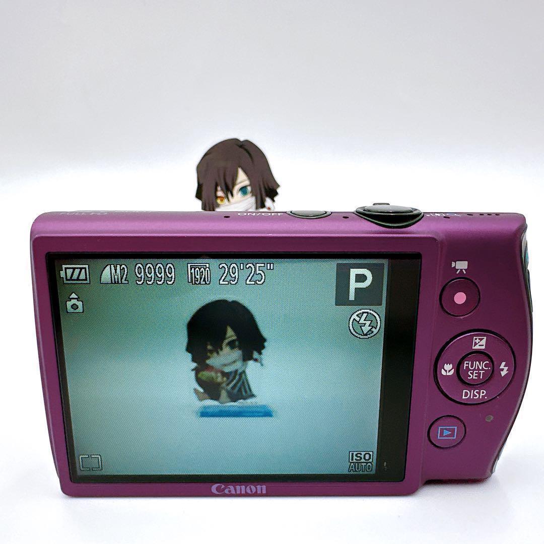 ◆人気色◆ キャノン IXY600F パープル コンパクト デジタルカメラ 画像9
