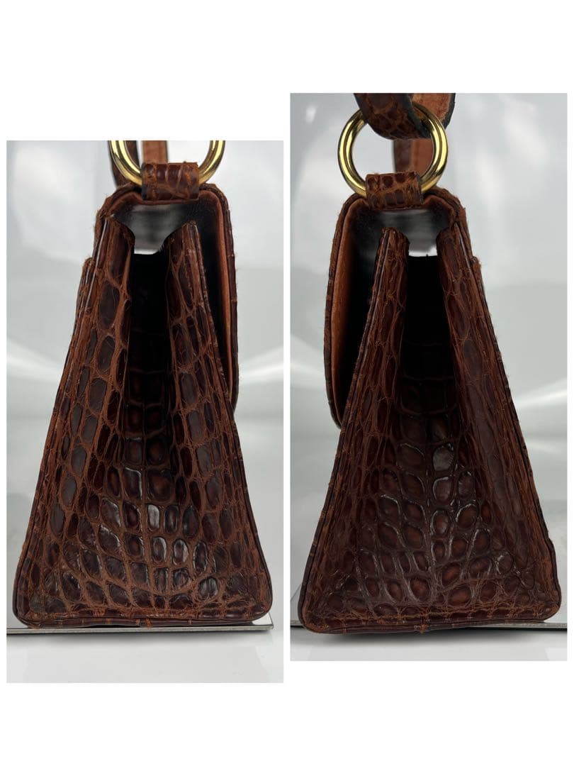 極美品】JIL SANDER ジルサンダー クロコ ショルダーバッグ 肩がけ 極美品】JIL SANDER ジルサンダー クロコ ショルダーバッグ 肩がけ