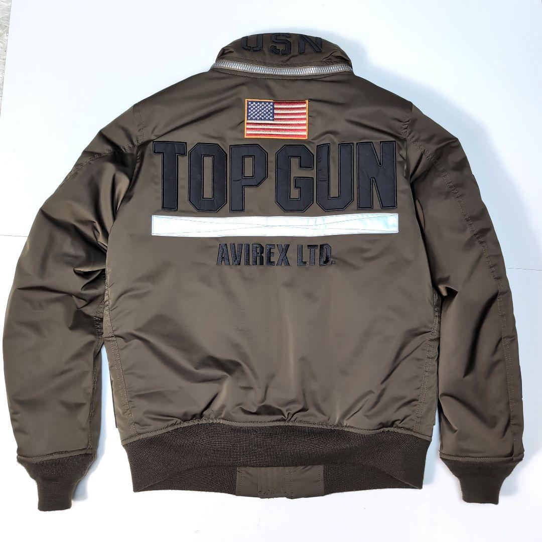 希少 未使用級 AVIREX フライトジャケット TOPGUN 刺繍ワッペン M 希少 未使用級 AVIREX フライトジャケット TOPGUN 刺繍ワッペン M