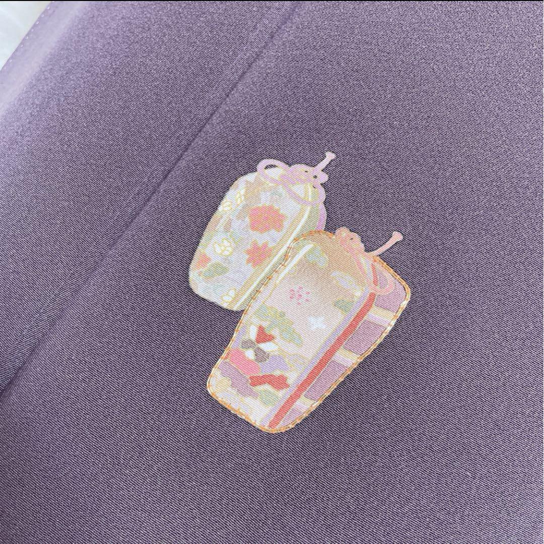 贅沢品 訪問着 フルセット 仕覆 お茶 金駒刺繍 着物 付け下げ パール 着物・浴衣