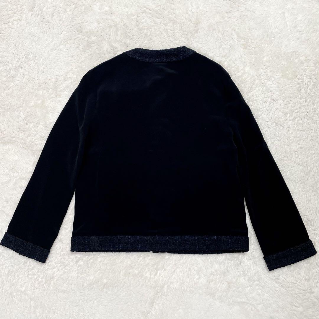売れ筋商品 極美品 超希少 CHANEL ノーカラージャケット アセテート ツイード ジャケット・アウター