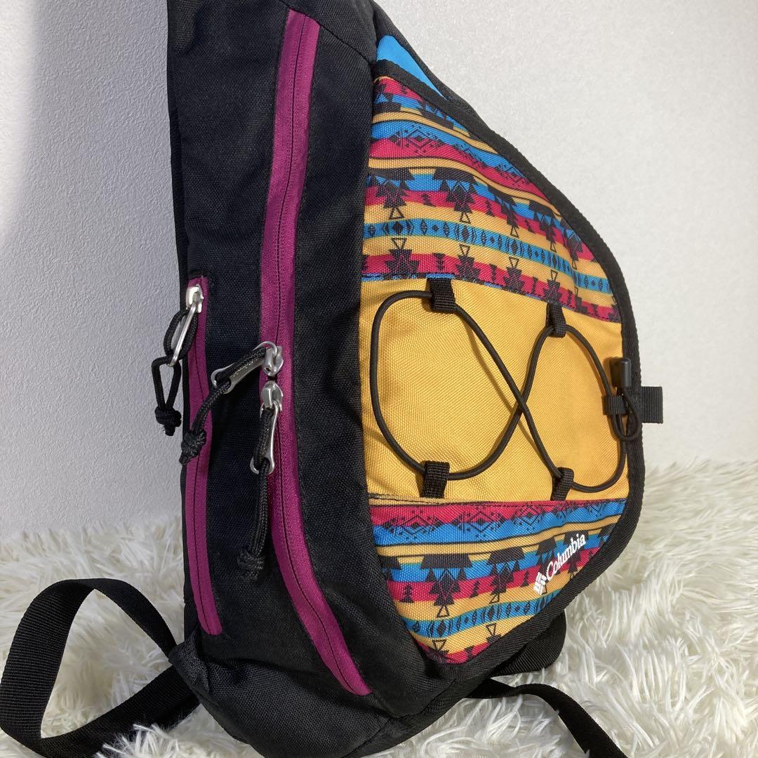 【着画あり】00s Columbia ワンショルダーバッグ スリングバッグ 00s Y2K Columbia コロンビア スリングバッグ ワンショルダー