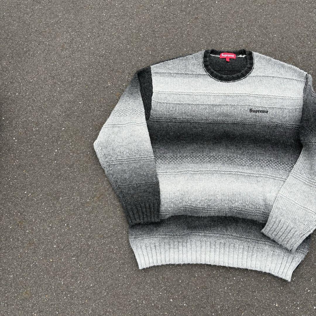 Supreme Gradient stripe sweater グラデーション