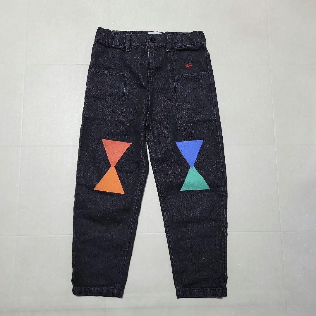 【used】ボボショセス　6-7y　ブラック　デニム　美品