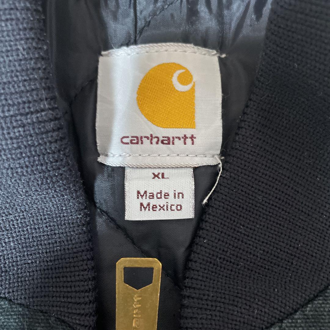《メキシコ製》カーハート carhartt☆ダックベスト ブラック XL m87734011287 4