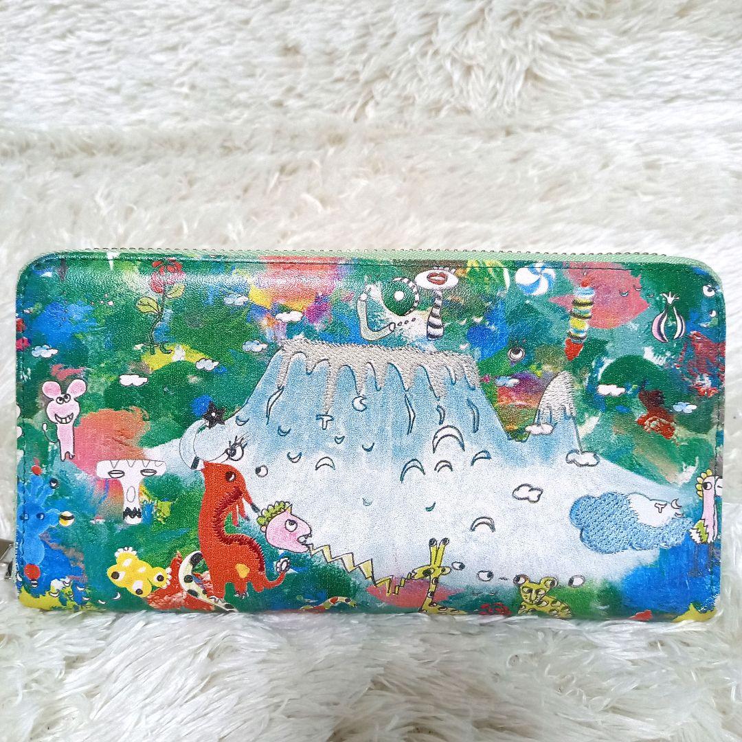 ツモリチサト サファリ 本革 レザー ラウンドファスナー 長財布