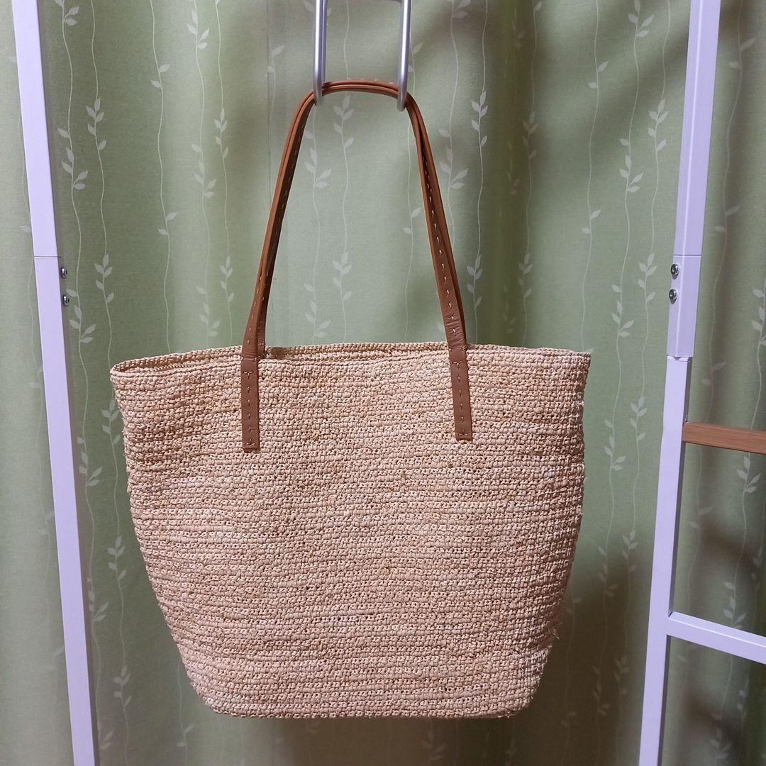 美品　ヘレンカミンスキー　ラフィア　カゴバッグ