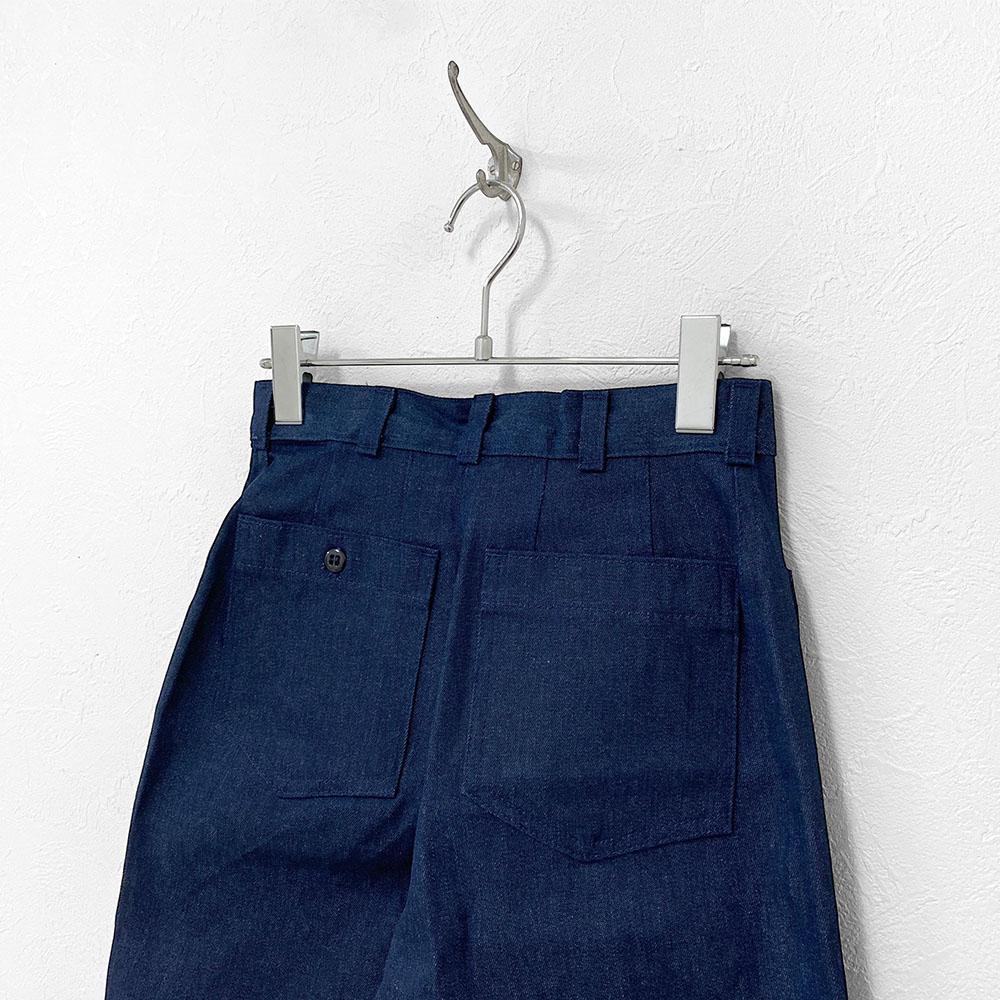 【未使用】ヴィンテージ ミリタリー 90s アメリカ軍 セーラー デニム パンツ