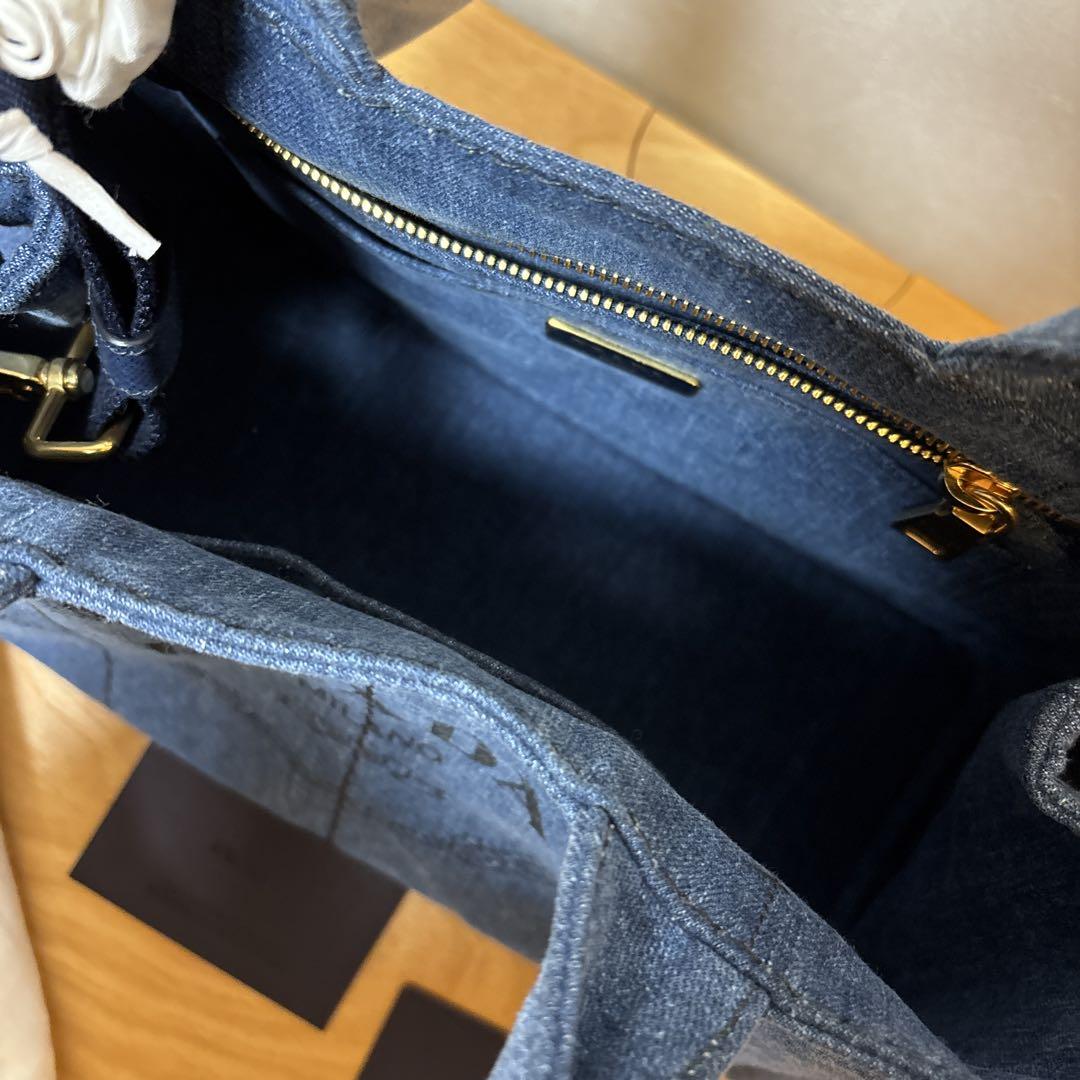 PRADA(プラダ) DENIM IMPUNTURA Shoulder bag デニム