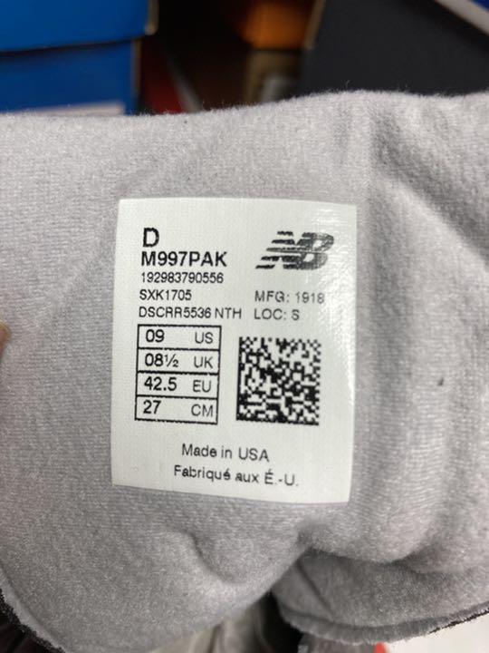 超歓迎定番 新品 未使用 ニューバランス M997PAK ''MADE IN USA'' fYqli-m87738130598 安い在庫あ