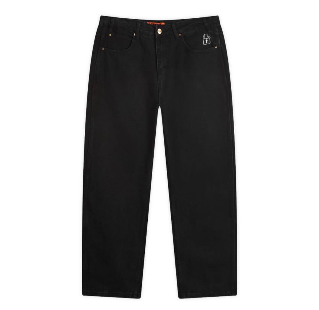 butter goods baggy denim black34新品未使用