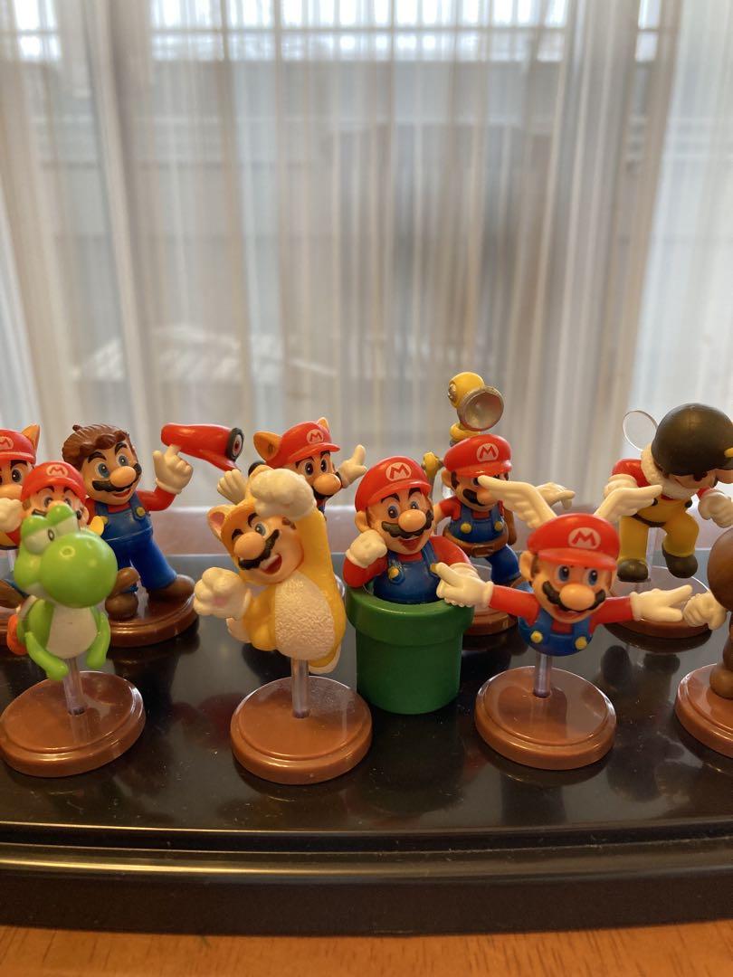 マリオフィギュア　チョコボール　土管マリオ シークレット　飾りケース付
