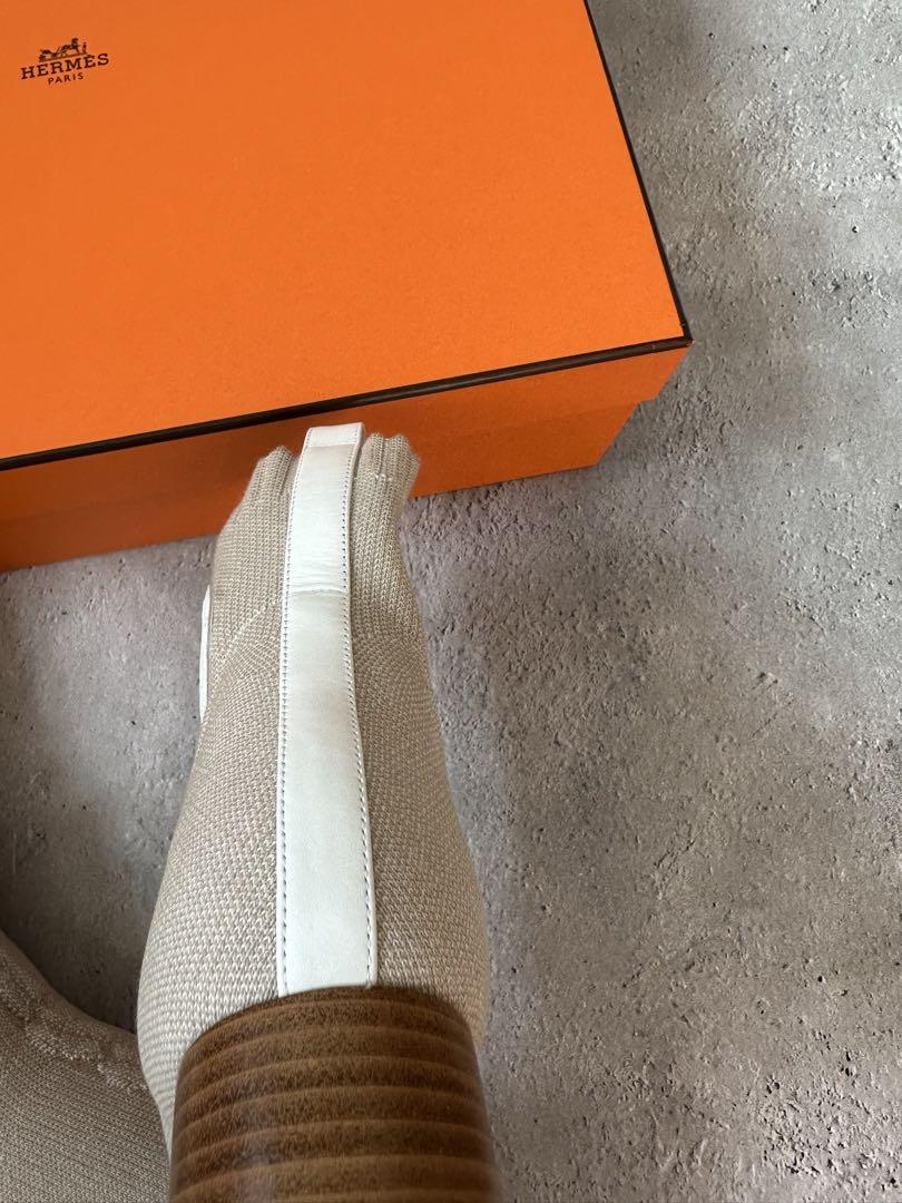 新品エルメス HERMES ヴォルヴェール60 ニットショートブーツ 画像7