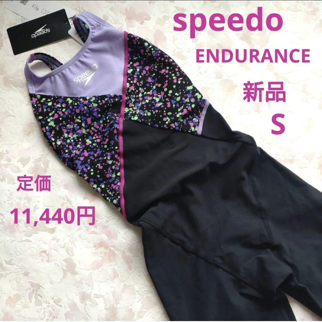 新品 speedo スピード 競泳水着 ハーフスパッツ S 生地厚 長持ち