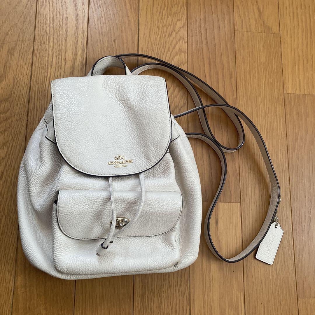 COACH リュック　フラップ付き