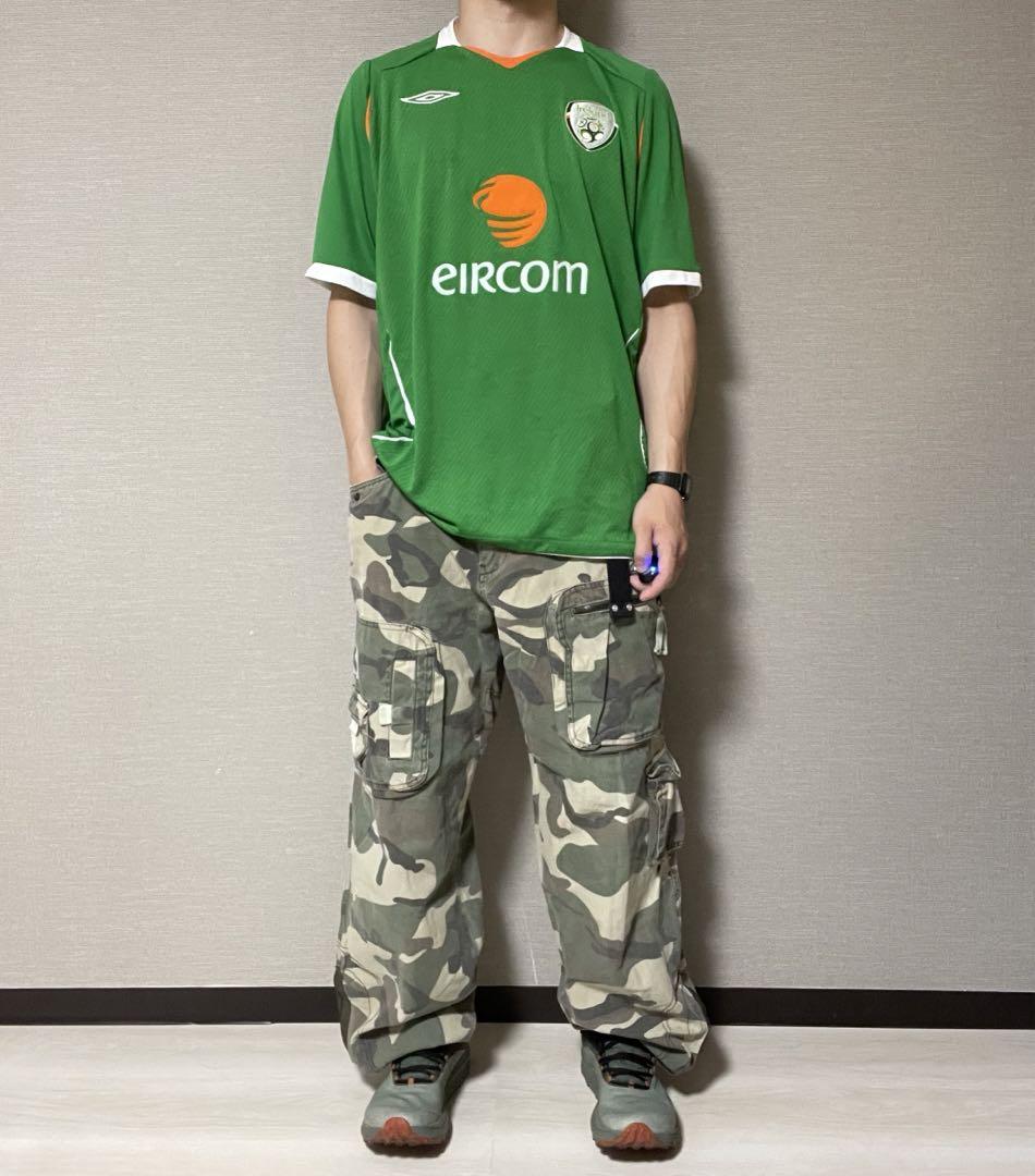 ウェア 00's UMBRO Soccer Ireland Game Shirt