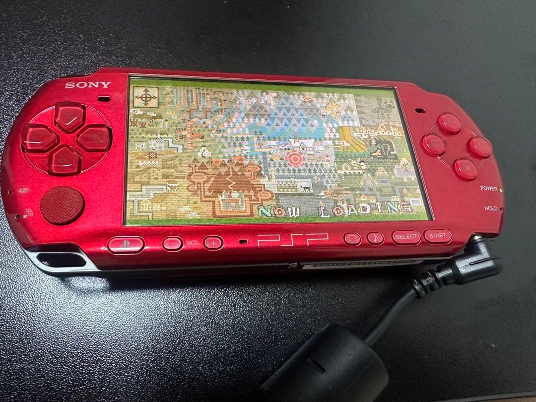 動作確認済 SONY PSP ピーエスピー 3000 本体 レッド