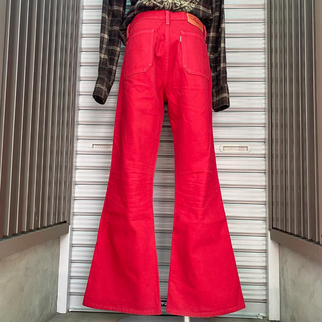 BIG JOHN 70s vintage W31 ボタンフライ ベルボトムパンツ