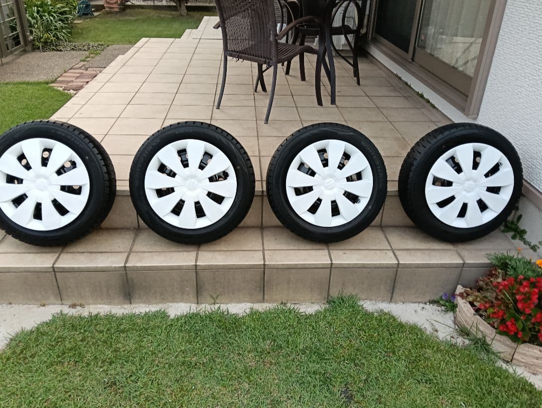 スズキ2024年製造14インチスタッドレスタイヤ＆ホイール4本ワゴンR