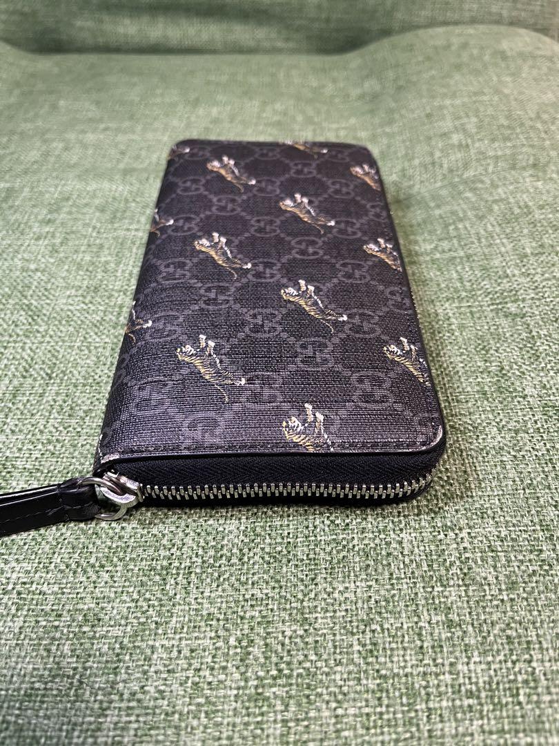 ★ GUCCI 575135 ラウンドファスナー タイガー TIGER 中古美品 ☆ GUCCI 575135 ラウンドファスナー タイガー TIGER 中古美品