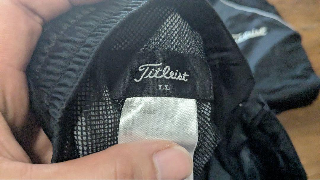Titleist レインウェアセット ブラック　LLサイズ　非売品