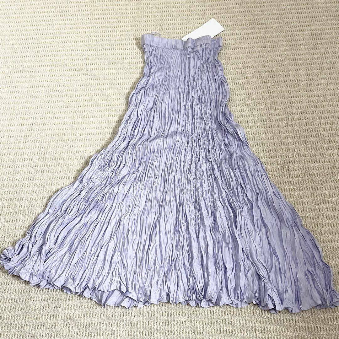 【未使用】WinterSilks シルク スカート 薄紫
