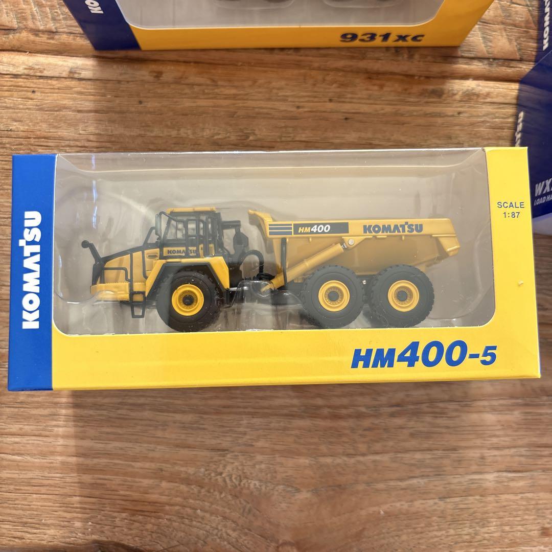 Komatsu ミニカーセット 4モデル KOMATSU ミニカーセット 931xc 他4点 - メルカリ
